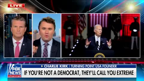 Charlie Kirk: When Biden Says Democracy, He Means ‘Democrats in Control’