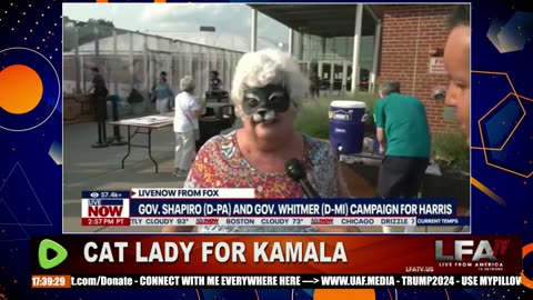 CAT LADY FOR KAMALA