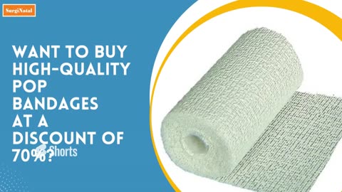 Buy POP Bandage 10cm x 2.5mtr - Surginatal