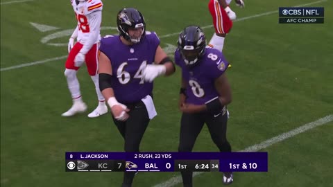 Lamar Highlight Plays Lead To Touchdown vs. Chiefs | Baltimore Ravens