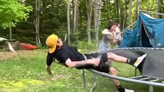 Trampoline Springs Fail Spectacularly