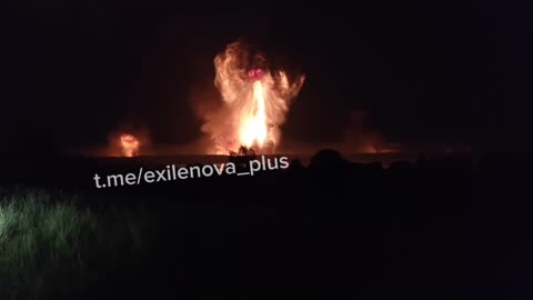 Huge Mushroom Cloud! Massive Explosion in Toropets, Russia