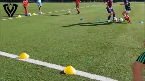 FUN FOOTBALL GAME | U9 - U10 - U11 - U12 - U13 - U14 | FOOTBALL - SOCCER | TRAINING - EXERCISE