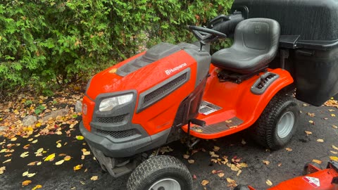 Get Lawn Tractors Ready For Sale In Middle Of A Snow Storm