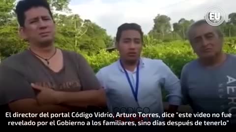 Sale a la luz un video de los periodistas ecuatorianos asesinados por la disidencia de las Farc