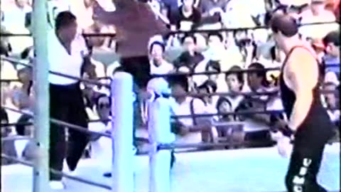 (1982.08.29) Antonio Inoki & Hulk Hogan vs Rusher Kimura & Sgt. Slaughter - NJPW