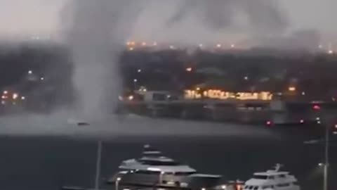 The first tornado of 2024 hits Fort Lauderdale Florida USA