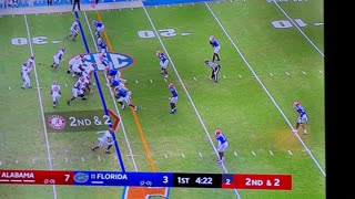 Bama vs Florida score 3