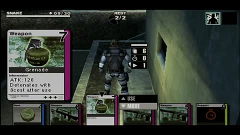 Metal Gear Acid Gameplay (PSP)