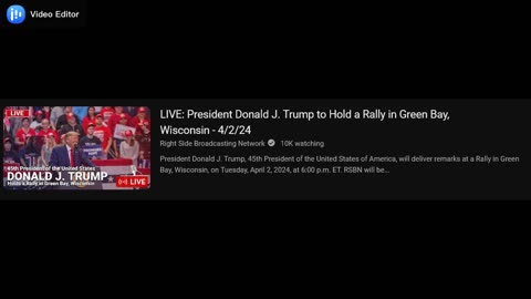 LIVE: President Donald J. Trump to Hold a Rally in Green Bay, Wisconsin