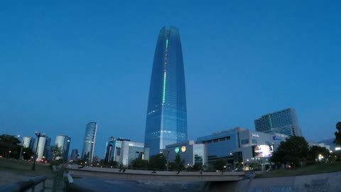 Christmas lights at Costanera center with Gopro Hero 5 night setting