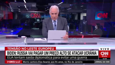 Rússia vai pagar um preço alto se atacar Ucrânia, diz Biden | JORNAL DA CNN