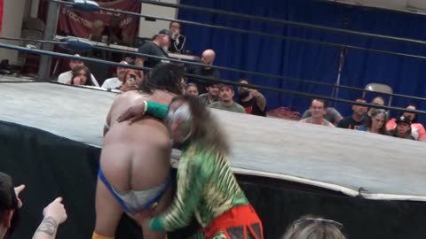 TWF Wrestling El Chupajabra vs CJ Dirt