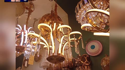 Beautiful LED Profile Chandelier sundar jhumer design video