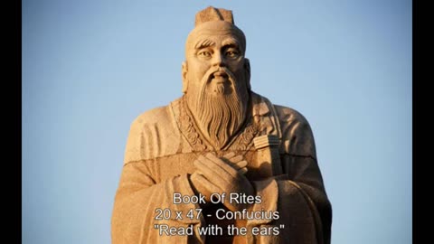 Book of Rites, Confucius Audiobook, Part 1 of 2