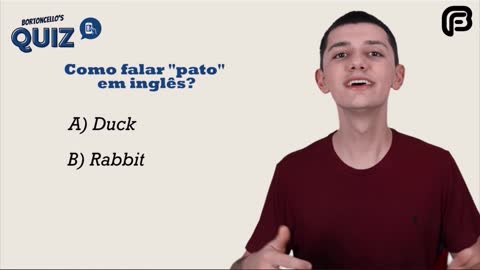 Bortoncello's Quiz | Aprenda INGLÊS com PERNA LONGA