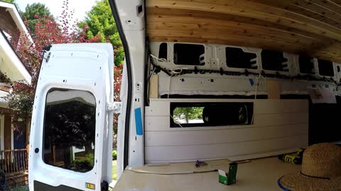 Vanbuild: Installing Shiplap Interior