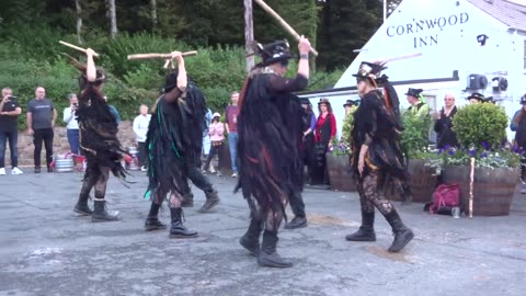 Beltane Border Morris - Shapeshifter - Cornwood Inn - 8 Aug 23