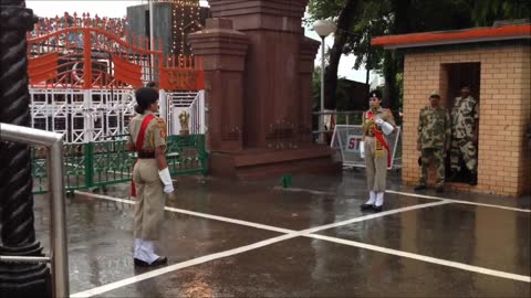 Wagah Border Closing