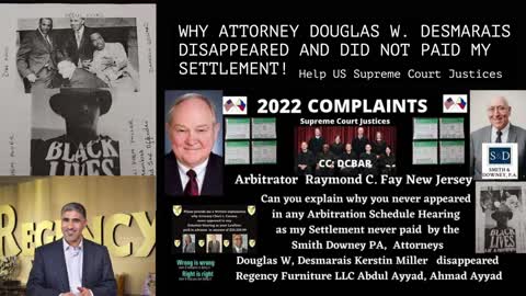 DCBAR / Smith Downey PA / Douglas W. Desmarais / Regency Furniture LLC / Abdul Ayyad / Ahmad Ayyad