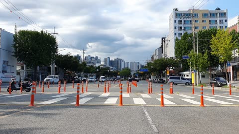 the front side of the city's crosswalk