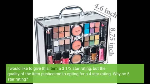 SHANY Carry All Trunk Makeup Set (Eye shadow palette/Blushes/Powder/Nail Polish and more)