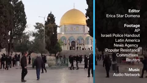 Dramatic Video Shows Israeli Forces Storm Al-Aqsa Mosque _ Insider News