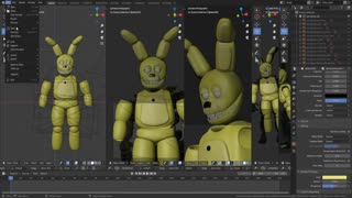 five nights at freddy's: spring bonnie Speedmodel part 5