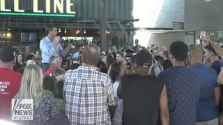 Beto ORourke confronted by woman on illegal immigration, Second Amendment Hands off our guns