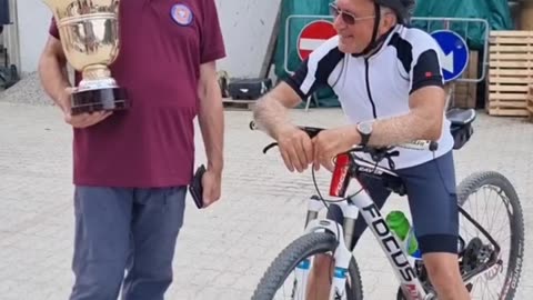 Premiazione I° campione MTB della RV