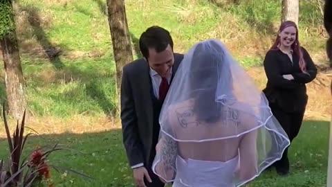 Groom's Friend Pranks with Fake First Look