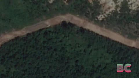 North Korea Satellite Images Show Troops Building Border ‘Wall’