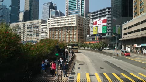 Hongkong road view_Bus 234X_Cheungshawan to Mei Foo_20210216