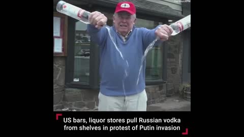 "Vodka Rebellion" begins - Canada, US bars, remove Russian alcohol from shelves