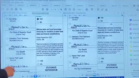 Fulton County, GA presents evidence of duplicate scanned batches