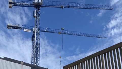 Film från Helsingörskajen under bygget i Norra Hamnen