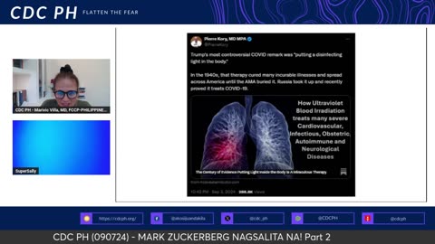 Dr. Marivic Villa Comments on Trump's Controversial "Disinfecting Light" COVID Remark | CDC PH - 090724