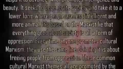 An explanation of cultural Marxism.