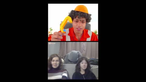 Bob the Builder "HAMMERS" girls on OMEGLE