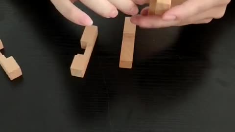 Handmade trap building block toy, a very challenging puzzle game