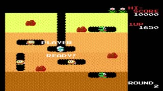 Dig Dug on Nes.