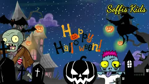 It's halloween night. HAPPY HALLOWEEN. songs nursery rhyme song for babies. PeppaPig and Halloween