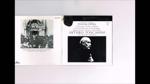 Catalani - La Wally ActⅣ Prelude Toscanini NBC