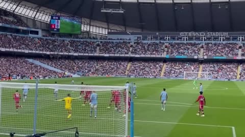 Pep Guardiola's reaction to Rodri red card vs Nottingham Forest