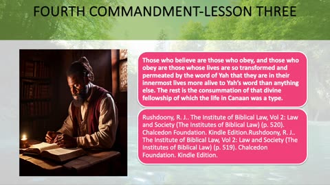 Fourth Commandment-Lesson Three