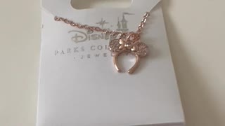 Disney Parks Rose Gold Color Headband Necklace #shorts