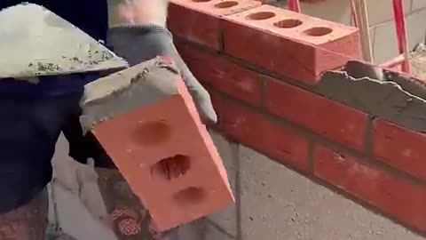 Laying a corbel one gable end 🧱 #bricklaying #brickwork #🙏featurework