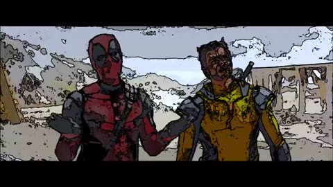 Captain America is Deadpool? Cartooned Clip