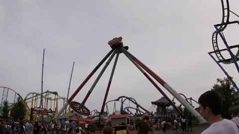 Six Flags New England MA walkthrough