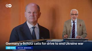 German Chancellor Scholz calls for renewed efforts to end the war in Ukraine | DW News